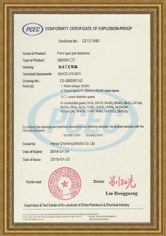 QB2000T point type gas detectors