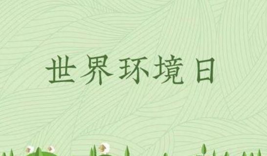 世界环境日 保护环境我们一直在行动